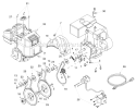 Engine Assembly Diagram and Parts List for 8526 2003 Troy-Bilt Snow Blower