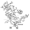 Page A Diagram and Parts List for 8628RS S/N B430300101-B430399999 Troy-Bilt Lawn Mower