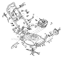 Page A Diagram and Parts List for 8628R S/N 340130200101-340130299999 Troy-Bilt Lawn Mower