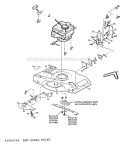 Page A Diagram and Parts List for 8655R S/N B440400101-UP Troy-Bilt Lawn Mower