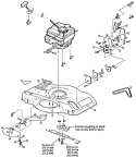 Page A Diagram and Parts List for 8656RS S/N B470200101-UP Troy-Bilt Lawn Mower