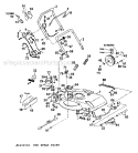 Page B Diagram and Parts List for 8656R S/N B460300101-B460399999 Troy-Bilt Lawn Mower