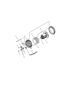 Alternator 3 Diagram and Parts List for 030237  Troy-Bilt Generator