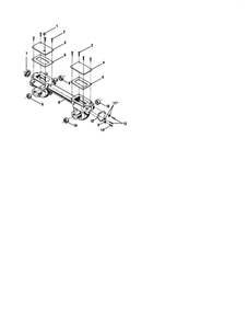 Transmission Cover Diagram and Parts List for 640C  Troy-Bilt Tiller