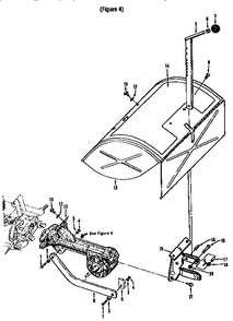 Depth Regulator And Tine Hood Asm Diagram and Parts List for 29919  Troy-Bilt Tiller