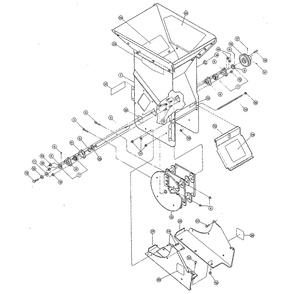 Tunnel Segment Diagram and Parts List for W403145  Troy-Bilt Chipper Shredder