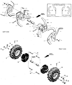 Part Location Diagram of 2484 Troy-Bilt WEIGHT-WHEEL
