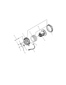 Alternator Assembly Diagram and Parts List for 01919-1  Troy-Bilt Generator
