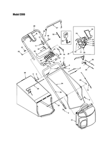Part Location Diagram of 731-0891A Husky Upper Battery Tray