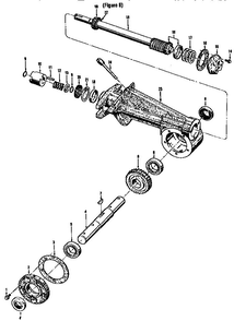 Tiller Attachment Transmission Diagram and Parts List for 29919  Troy-Bilt Tiller