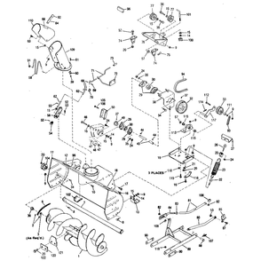 Part Location Diagram of 1719345 Troy-Bilt CRANK-HANDLE