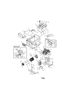Main Unit 3 Diagram and Parts List for 030247  Troy-Bilt Generator