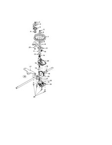 Transmission Diagram and Parts List for 12AD566N063 2002 Troy-Bilt Lawn Mower