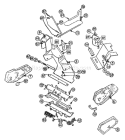 Page A Diagram and Parts List for B60225  Troy-Bilt Snow Blower
