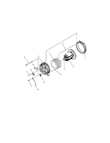 Alternator 1 Diagram and Parts List for 030247  Troy-Bilt Generator