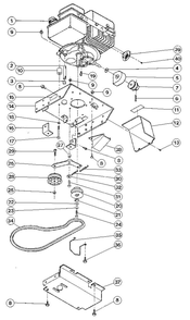 Part Location Diagram of 40133P Troy-Bilt Guard-Painted