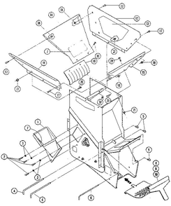 Part Location Diagram of 11532 Troy-Bilt Disc screen