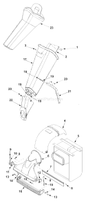 Page A Diagram and Parts List for CSV206 2004 Troy-Bilt Chipper Shredder