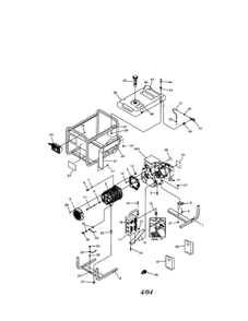 Main Unit 1 Diagram and Parts List for 01924  Troy-Bilt Generator