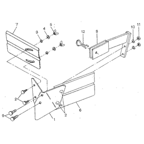Hiller/Furrower - Part #1356 Diagram and Parts List for PONYSERIAL#S0242650ANDUP  Troy-Bilt Tiller
