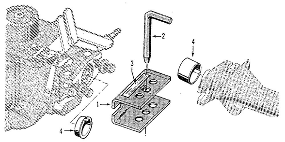Tow Hitch Attachment Diagram and Parts List for 900039  Troy-Bilt Tiller