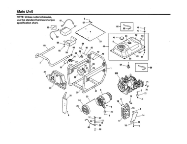 Part Location Diagram of 310574GS Troy-Bilt Kit, Fuel Valve