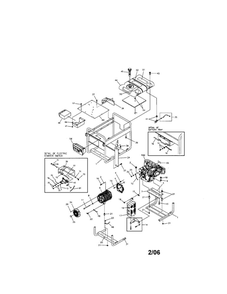 Main Unit 1 Diagram and Parts List for 030247  Troy-Bilt Generator