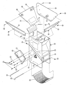 Drawing Two Diagram and Parts List for SUPER TOMAHAWK 8HP  Troy-Bilt Chipper Shredder