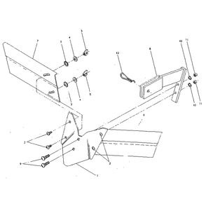 Hiller/Furrower Attachment (Figure 13) Diagram and Parts List for HORSESERIAL916107ANDUP  Troy-Bilt Tiller