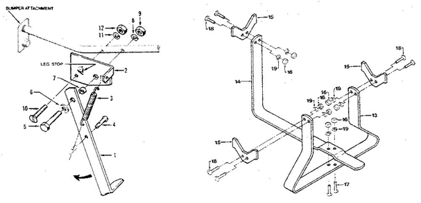 Part Location Diagram of 2196 Husky HKY PART
