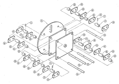 Drawing Five Diagram and Parts List for SUPER TOMAHAWK 8HP  Troy-Bilt Chipper Shredder
