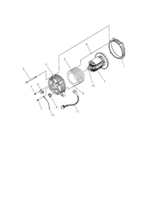 Alternator 2 Diagram and Parts List for 030245  Troy-Bilt Generator