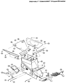 Part Location Diagram of 97111 Troy-Bilt Hair Pin