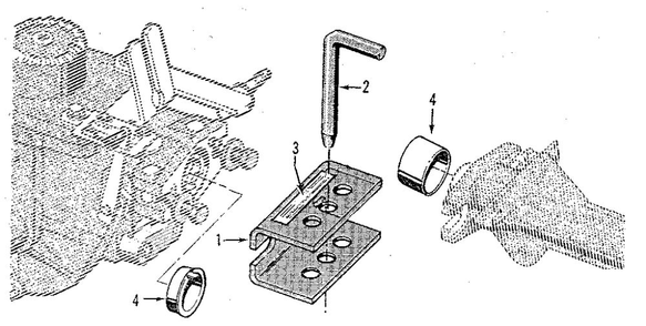 Tow Hitch Attachment Diagram and Parts List for HORSE 916107 AND UP Troy-Bilt Tiller