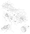 Page C Diagram and Parts List for GTX2446 14AZ809H063 -2003 Troy-Bilt Lawn Tractor
