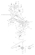 Page G Diagram and Parts List for GTX2446 14AZ809H063 -2003 Troy-Bilt Lawn Tractor