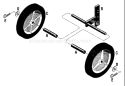 Page A Diagram and Parts List for H216454  Troy-Bilt Lawn Tractor Accessories