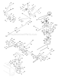 Part Location Diagram of 918-0411A Husky SPINDLE ASM-PULLEY