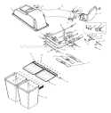 Part Location Diagram of 964-0221 MTD Grass Catcher Bag.