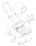 Page A Diagram and Parts List for TB110 11A-A23N011 2012 Troy-Bilt Lawn Mower