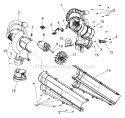 Page A Diagram and Parts List for TB125QS 41ABESPG766 Troy-Bilt Leaf Blower / Vacuum