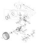 Part Location Diagram of 634-04210-0911 MTD Wheel Assembly