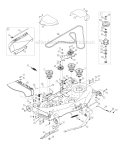 Part Location Diagram of 954-04077A Husky BELT-V B SEC X 13