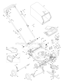Page A Diagram and Parts List for TB270ES 12AEA29L011 2010 Troy-Bilt Lawn Mower