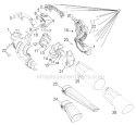 Page B Diagram and Parts List for TB320BV 41AS320G711 Troy-Bilt Leaf Blower / Vacuum