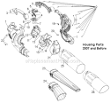 Page B Diagram and Parts List for TB320BV 41CS320G966 Troy-Bilt Leaf Blower / Vacuum