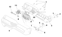 Part Location Diagram of 753-04608 MTD Motor Housing Assembly