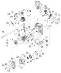 Part Location Diagram of 753-05363 MTD Engine Cover Assembly (includes 2 & 51)