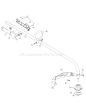 Part Location Diagram of 753-05430 MTD Trimmer Head