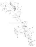 Part Location Diagram of 753-05167 MTD Shaft